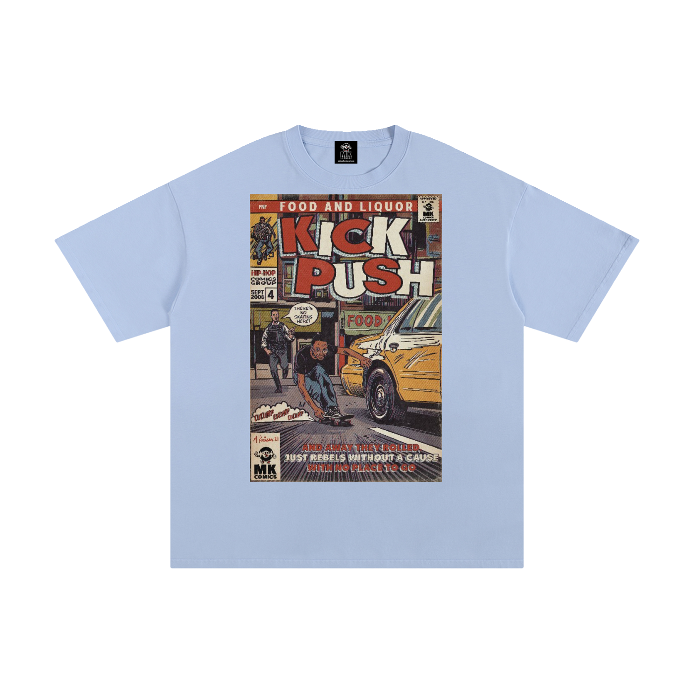 Kick, Push - Unisex Pure Cotton T-Shirt
