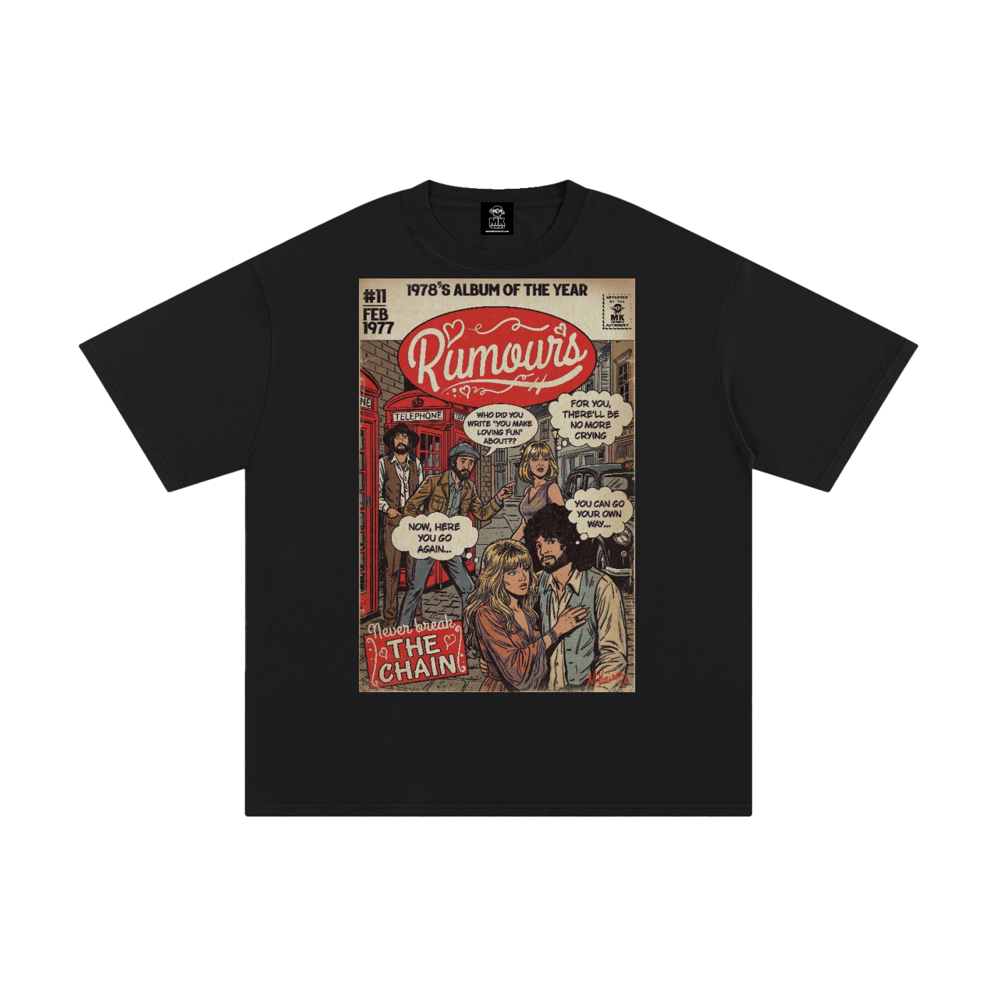 Rumours - Unisex Pure Cotton T-Shirt