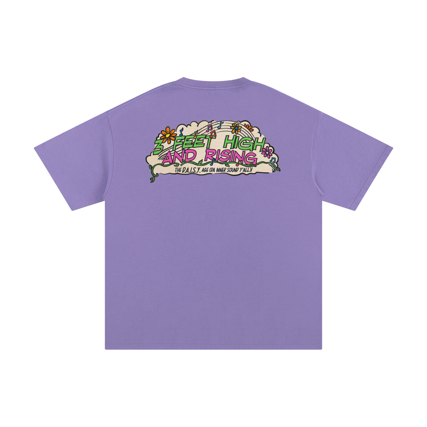 3 Feet High & Rising - Unisex Pure Cotton T-Shirt