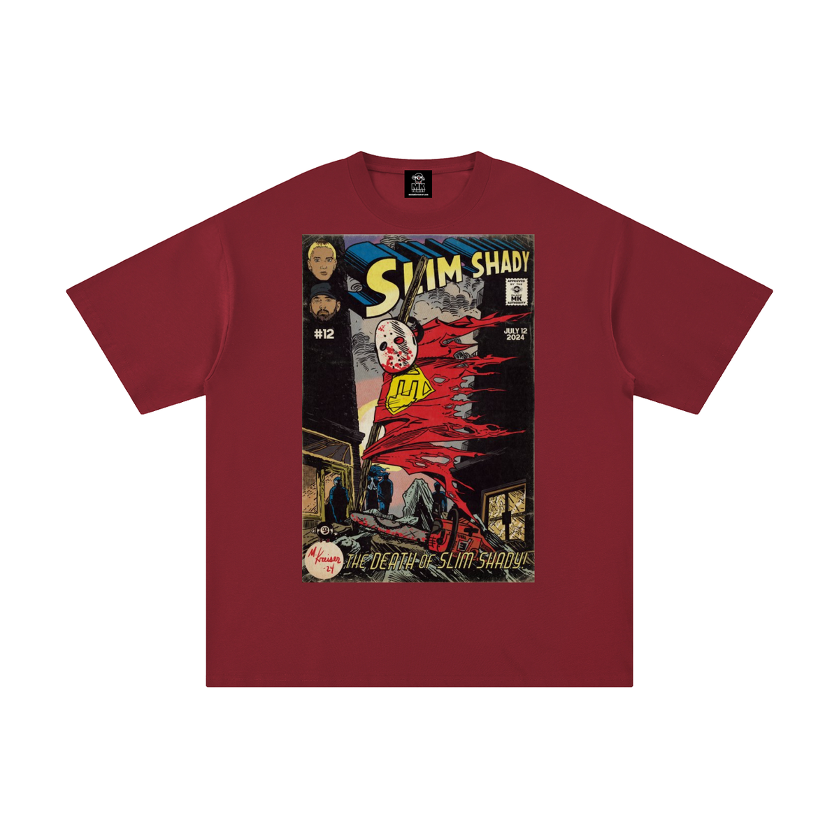 Death of Slim Shady - Unisex Pure Cotton T-Shirt