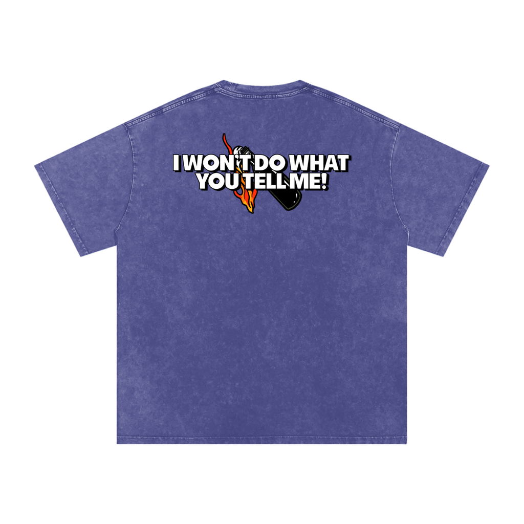 Killing in the Name - Snow Washed Oversized Cotton T-Shirt