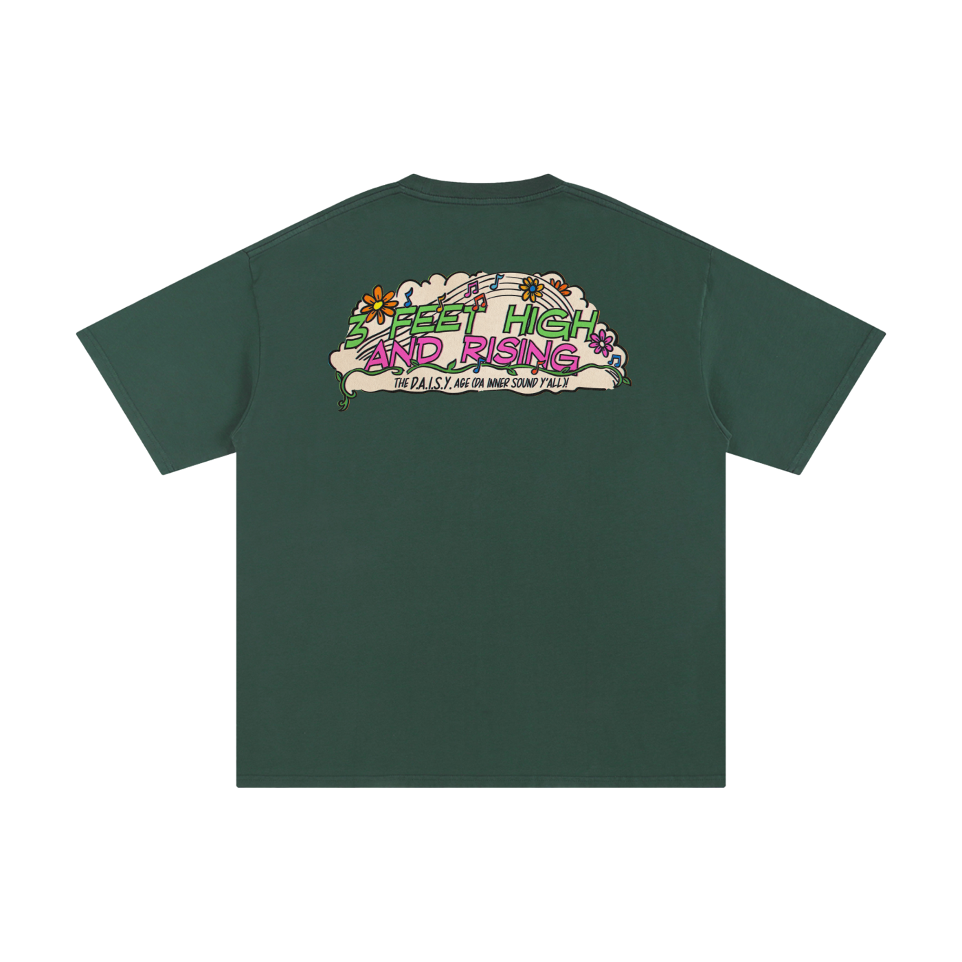 3 Feet High & Rising - Unisex Pure Cotton T-Shirt