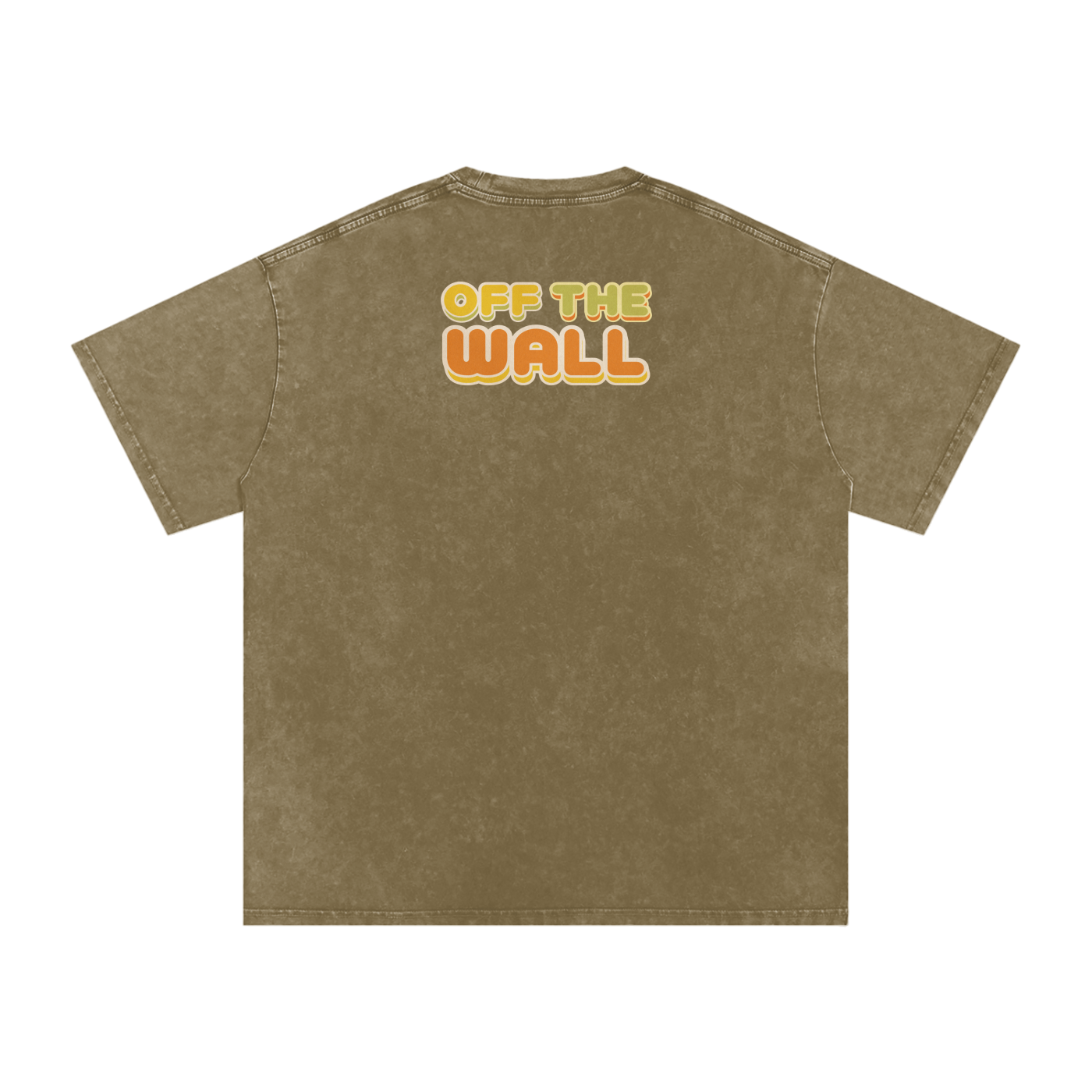 Off the Wall - Snow Washed Oversized Cotton T-Shirt