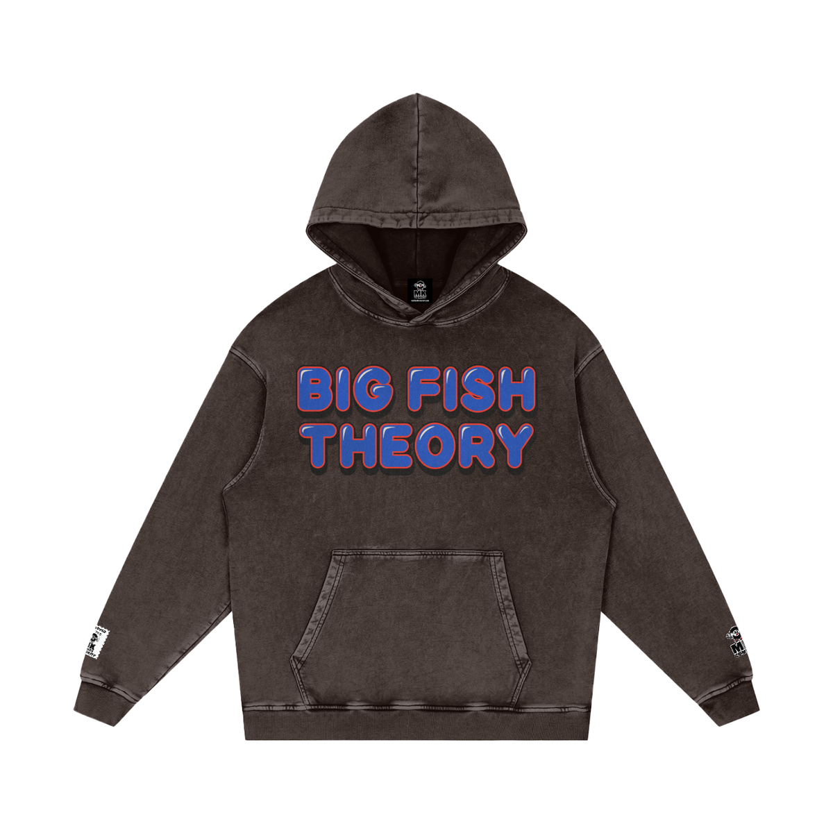 Big Fish Theory - Snow Washed Loose Cotton Hoodie