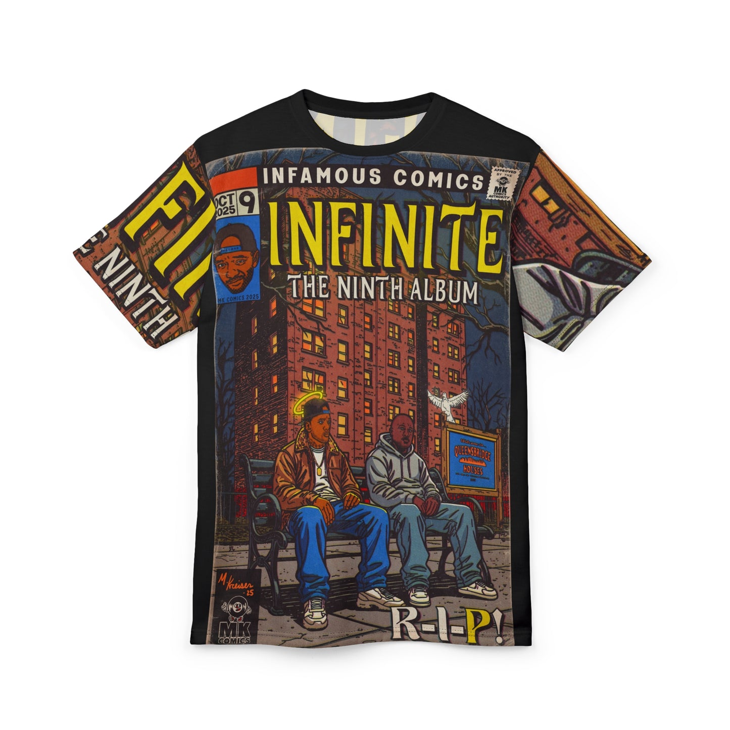 Infinite - Comic Book Art - Unisex Cut & Sew Tee (AOP)