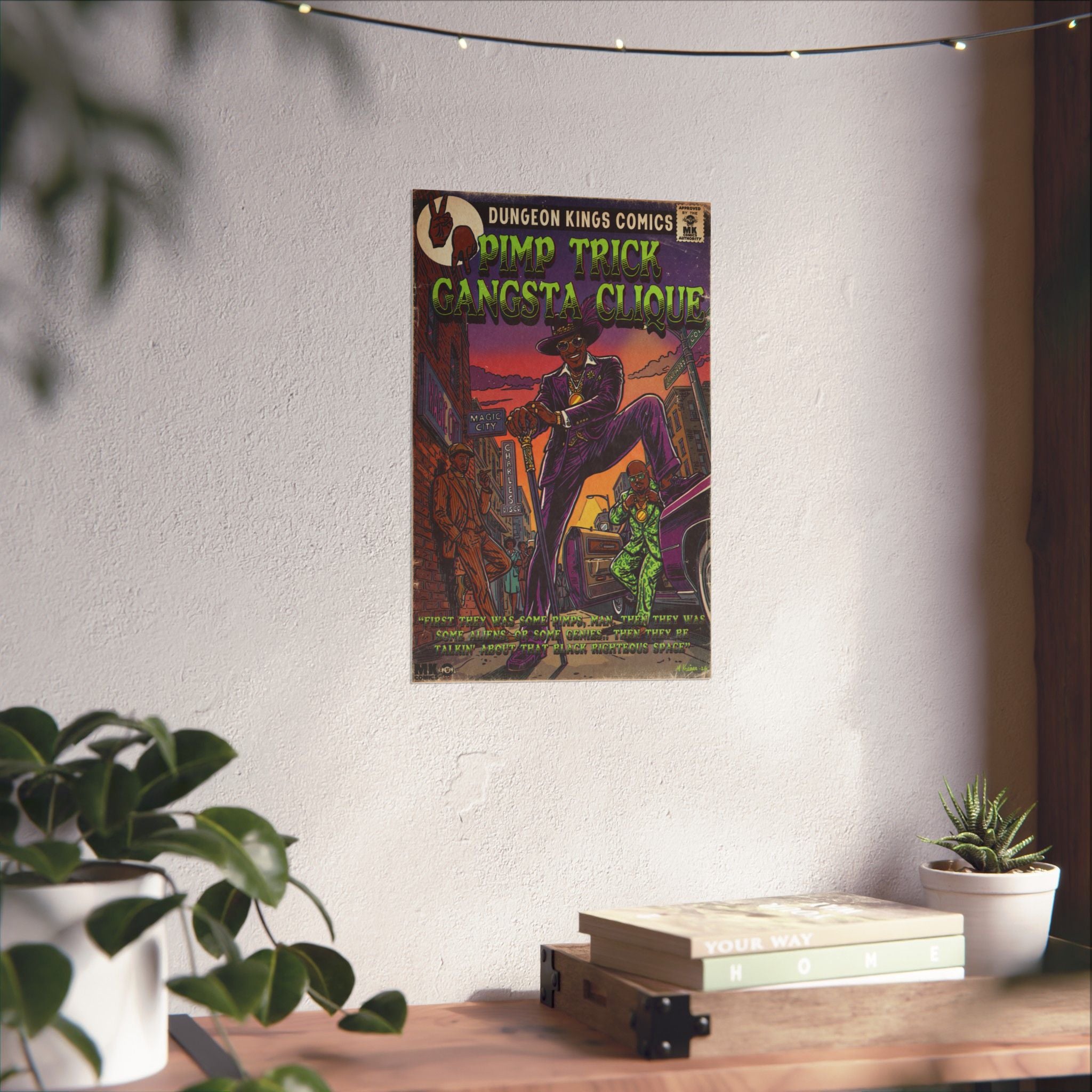 Pimp Trick Gangsta Clique - Matte Vertical Posters