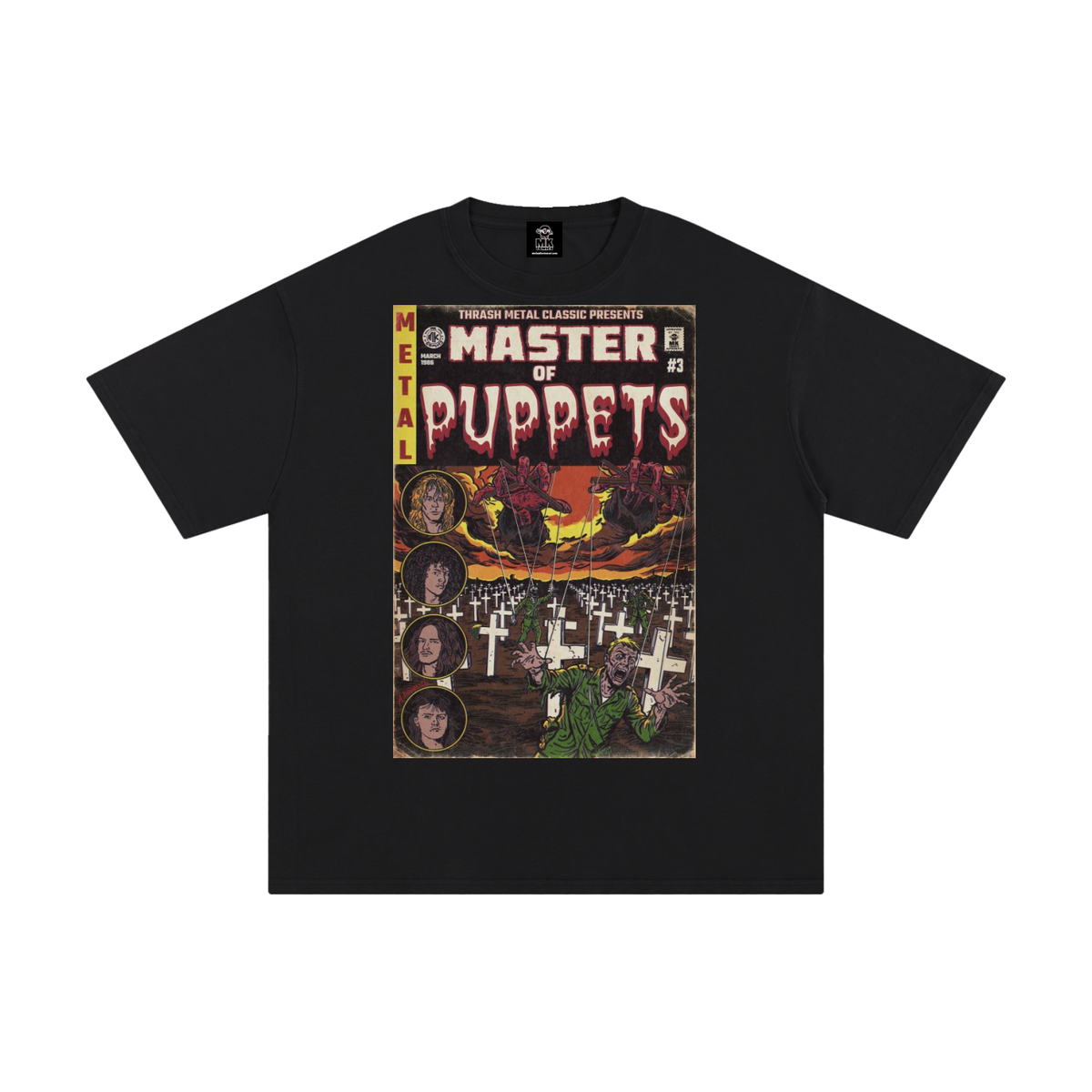 Master of Puppets - Unisex Pure Cotton T-Shirt