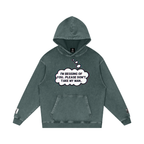 Jolene - Snow Washed Loose Cotton Hoodie