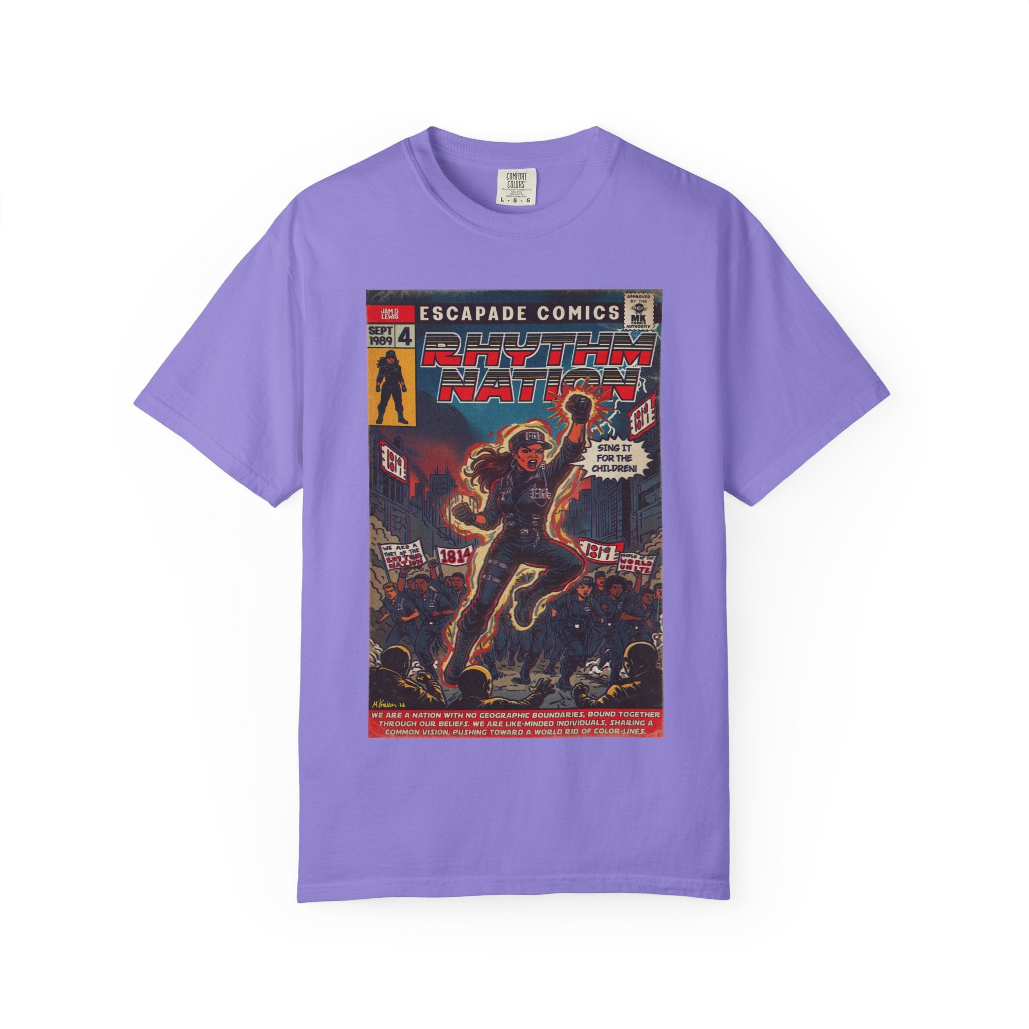 Rhythm Nation - Unisex Comfort Colors T-shirt