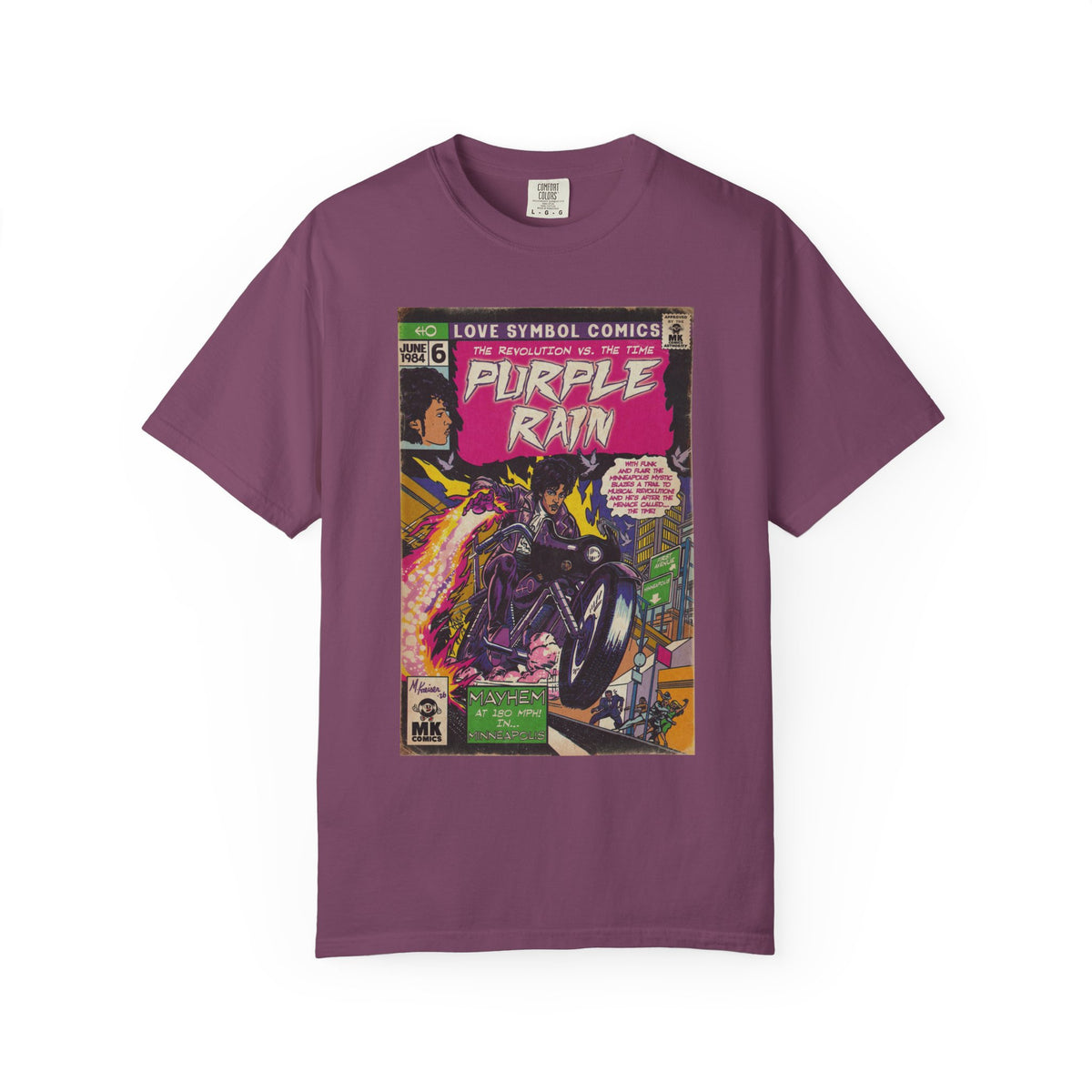 Purple Rain - Unisex Garment-Dyed T-shirt