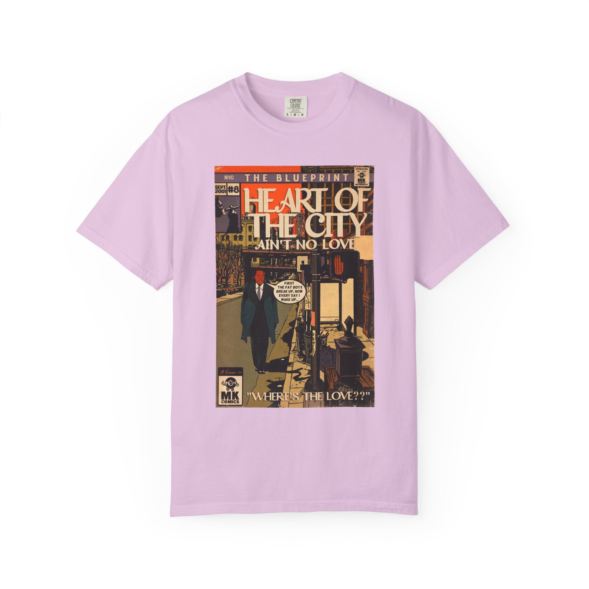 Heart of the City - Unisex Garment-Dyed T-shirt