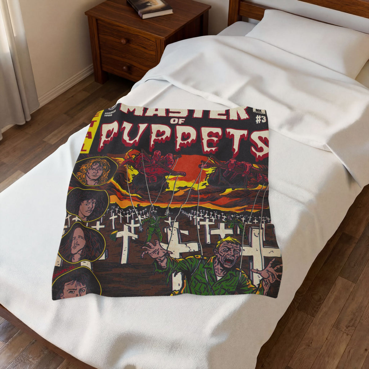 Master of Puppets - Velveteen Plush Blanket
