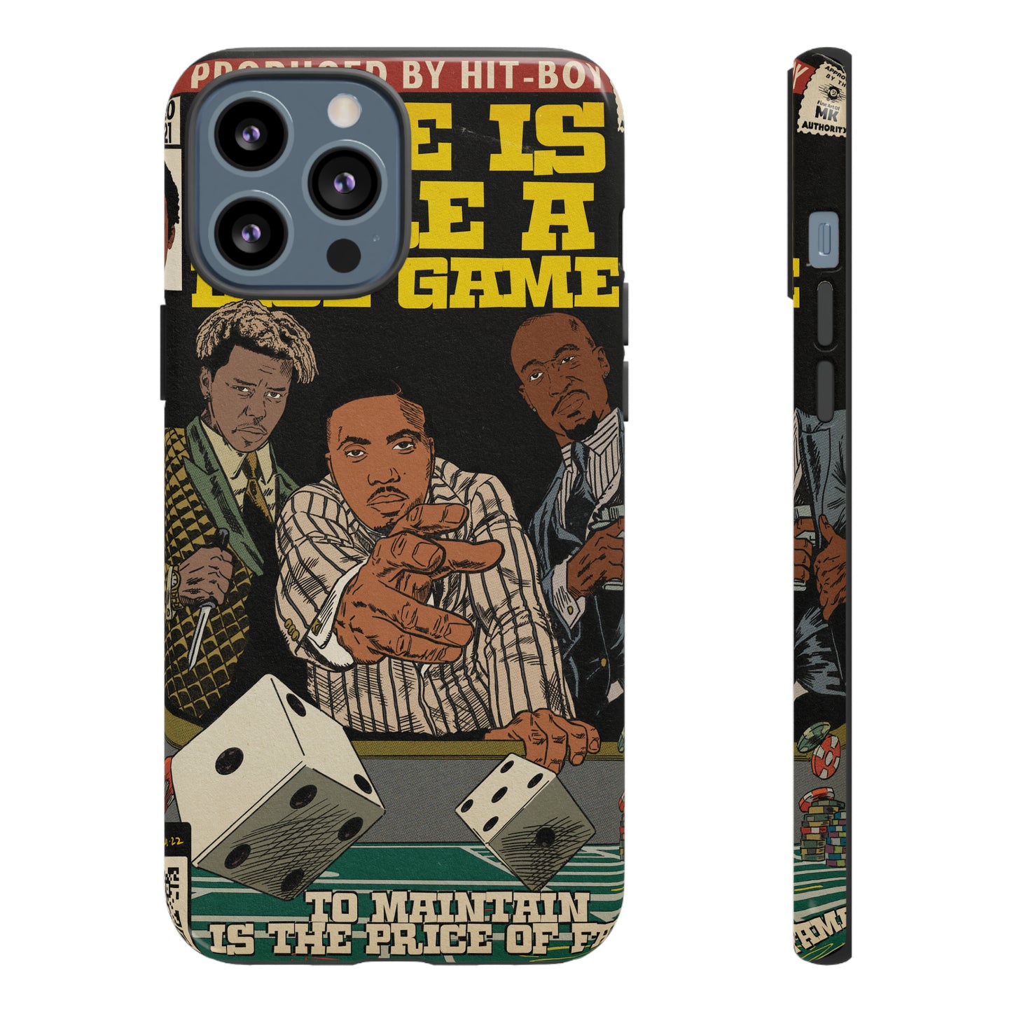 Nas, Cordae, & Freddie, Life Is Like A Dice Game - Tough Phone Cases