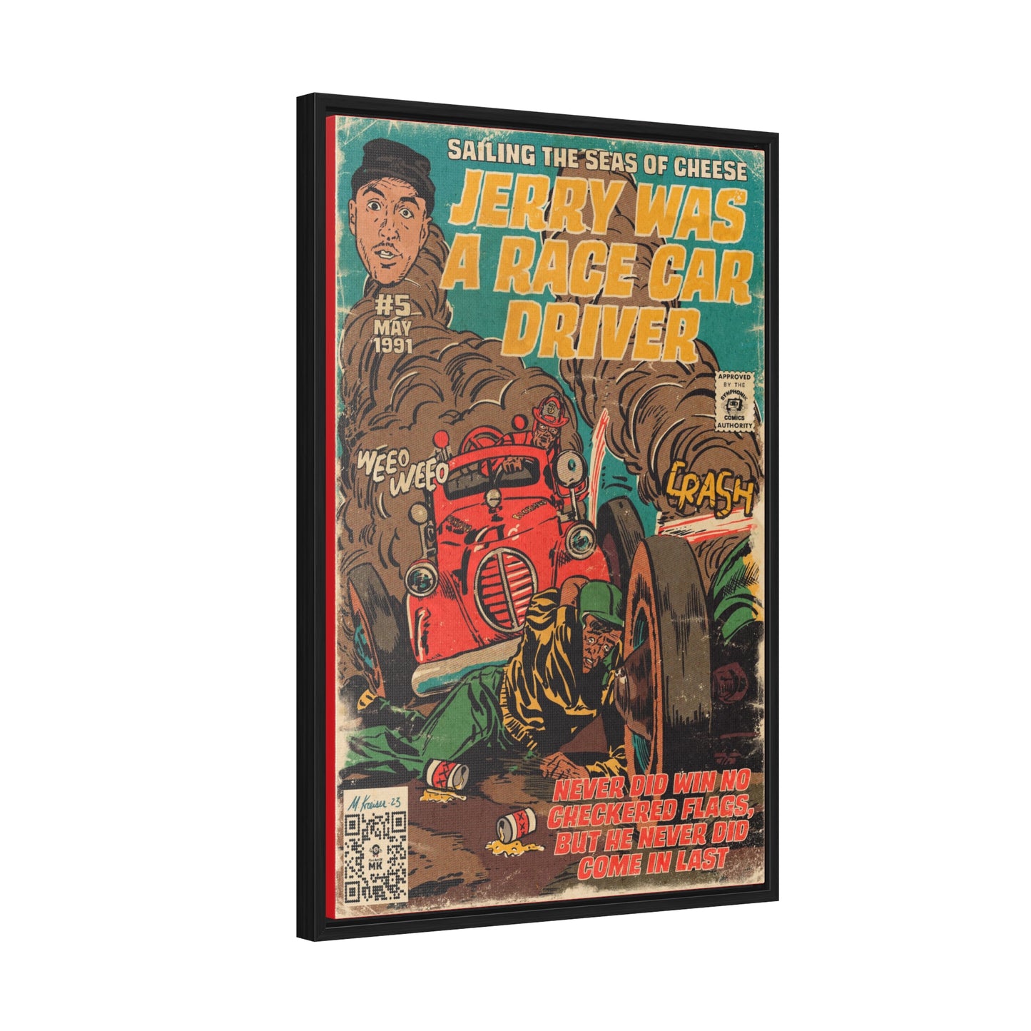 Primus - Jerry Was A Race Car Driver - Gallery Canvas Wraps, Vertical Frame