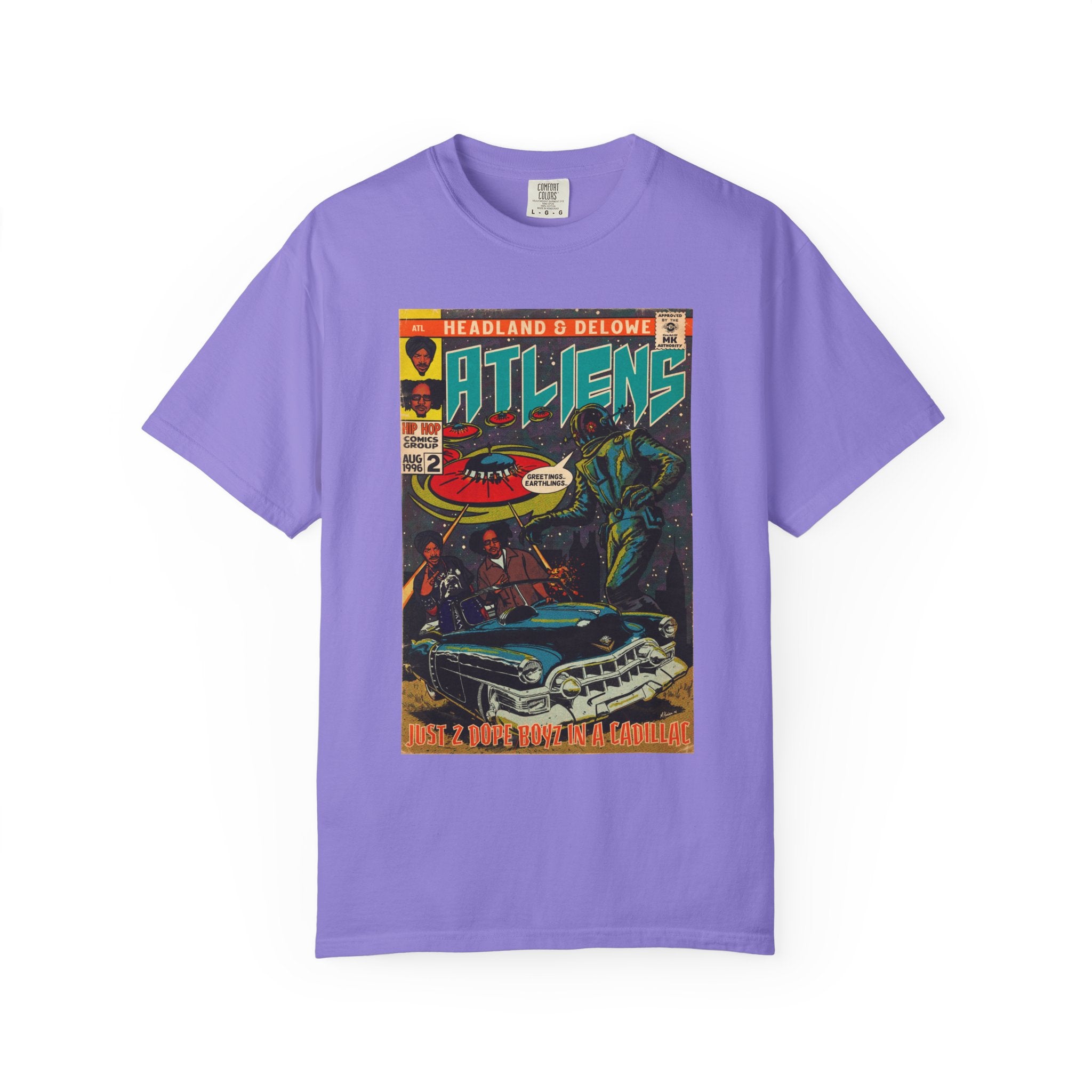 ATLiens - 2 Dope Boyz in a Cadillac - Unisex Comfort Colors T-shirt