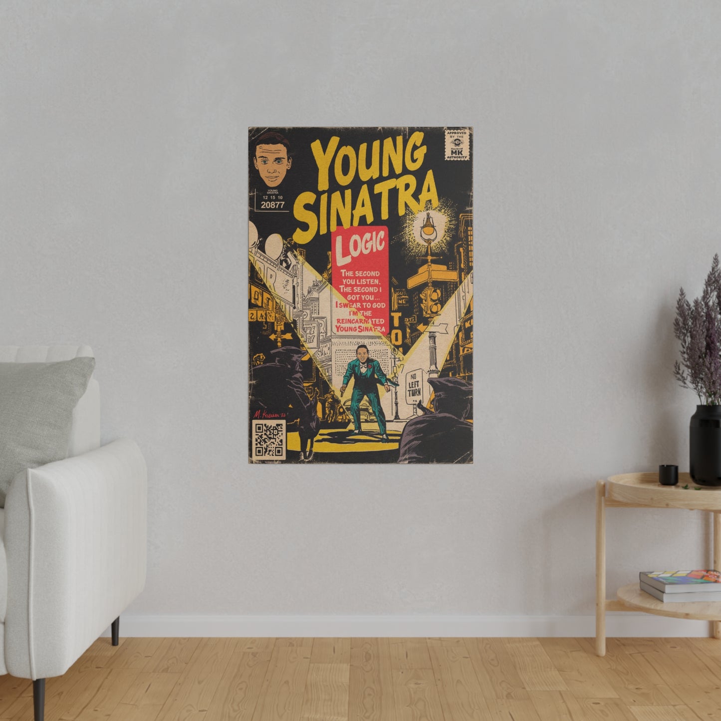 Logic - Young Sinatra - Matte Canvas, Stretched