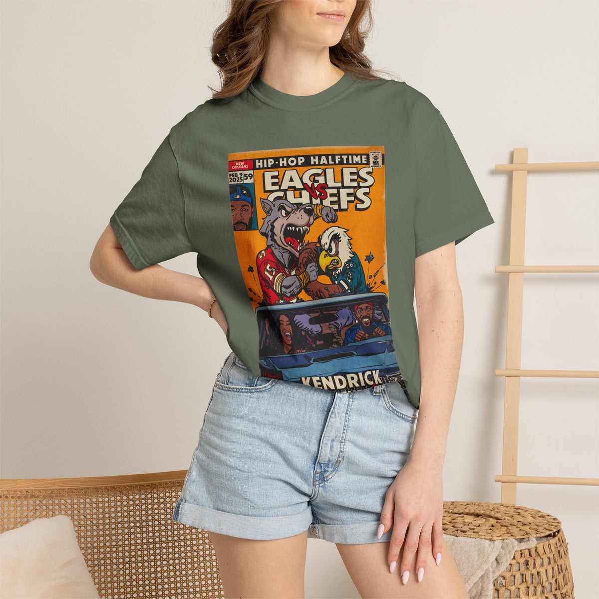2025 Halftime - Eagles vs Chiefs -  Unisex Comfort Colors T-shirt