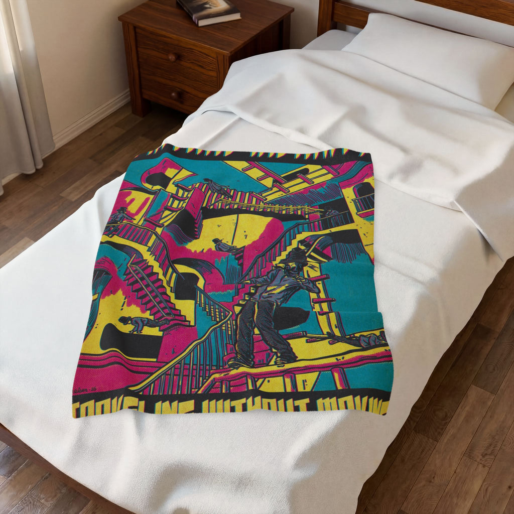 Virtual Insanity - Velveteen Plush Blanket