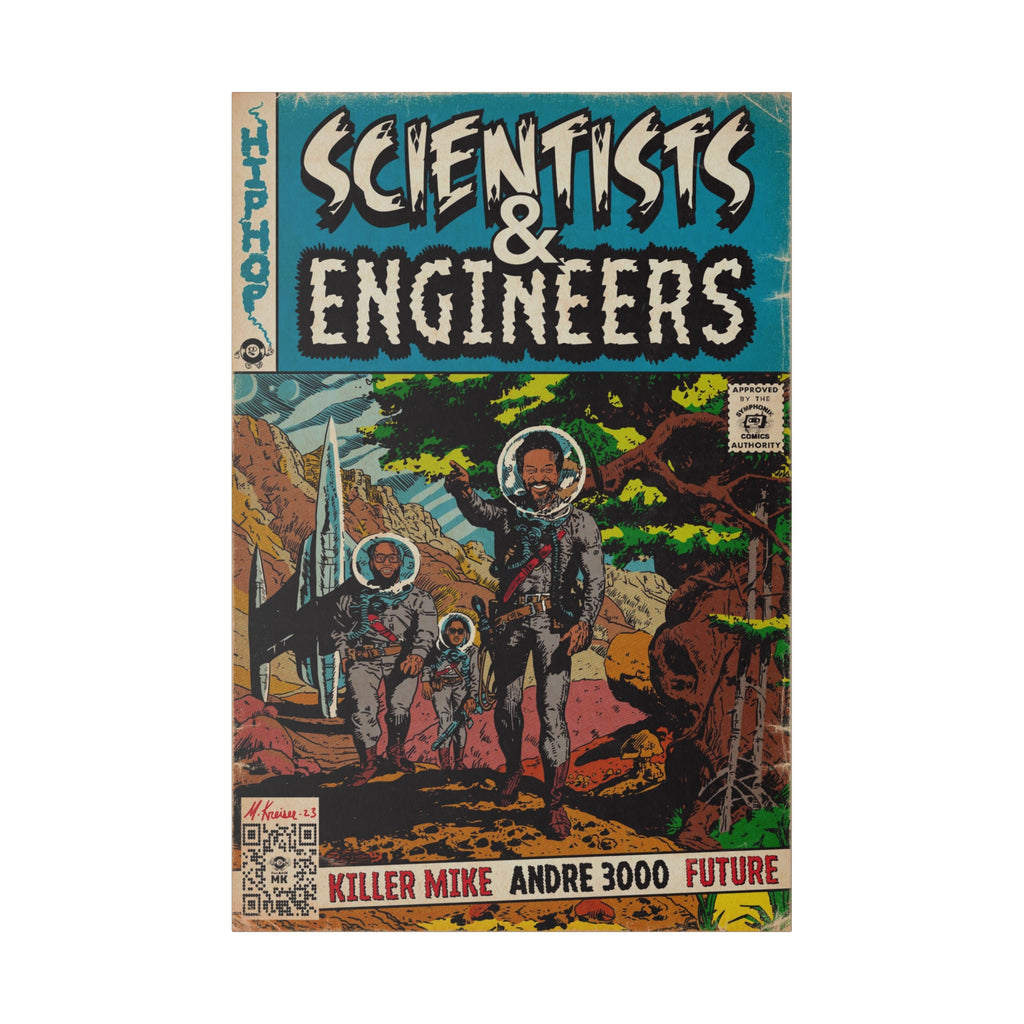 Scientists & Engineers - Matte Canvas, Stretched, 0.75"