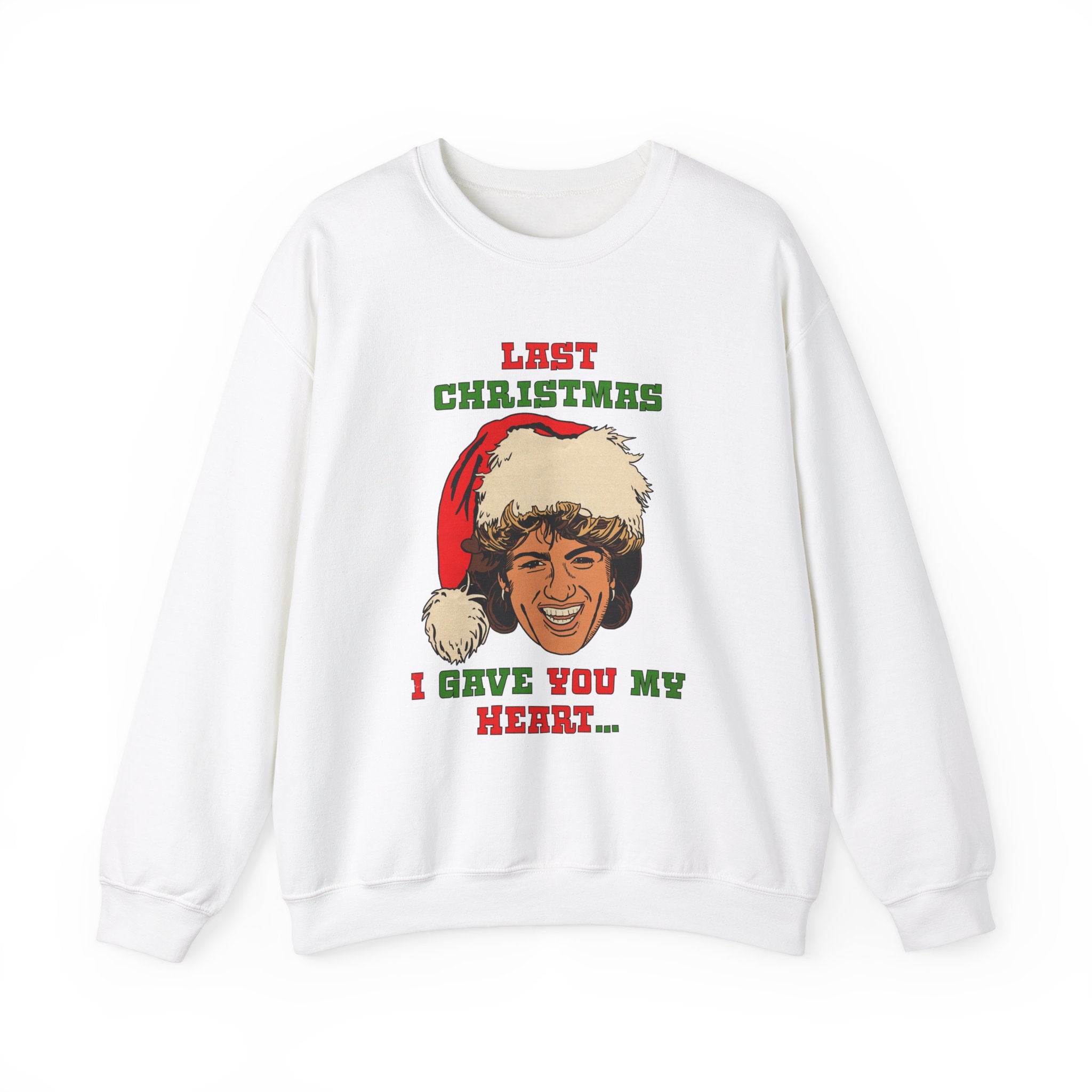 WHAM - George Michael - Last Christmas- Unisex Heavy Blend™ Crewneck Sweatshirt