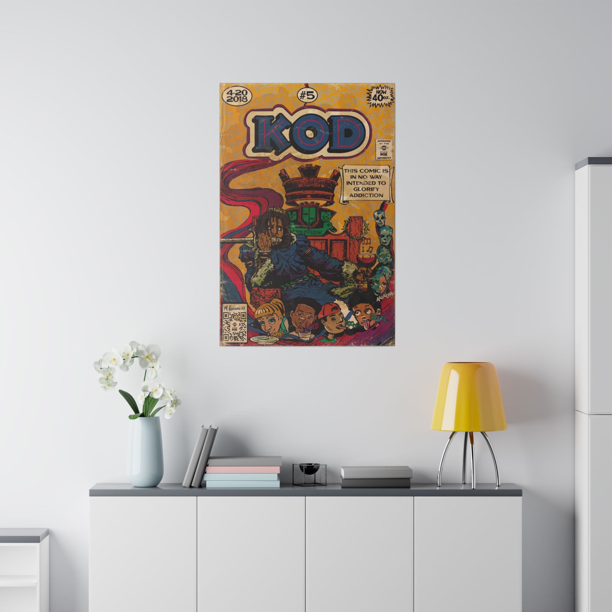 KOD - Matte Canvas, Stretched, 0.75"