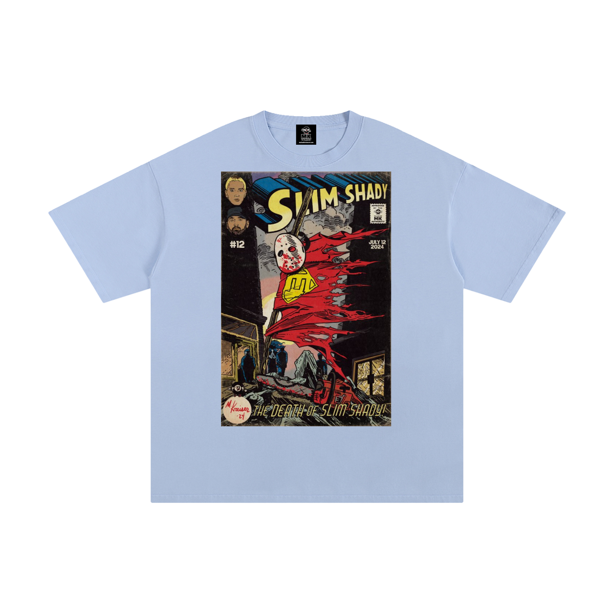 Death of Slim Shady - Unisex Pure Cotton T-Shirt