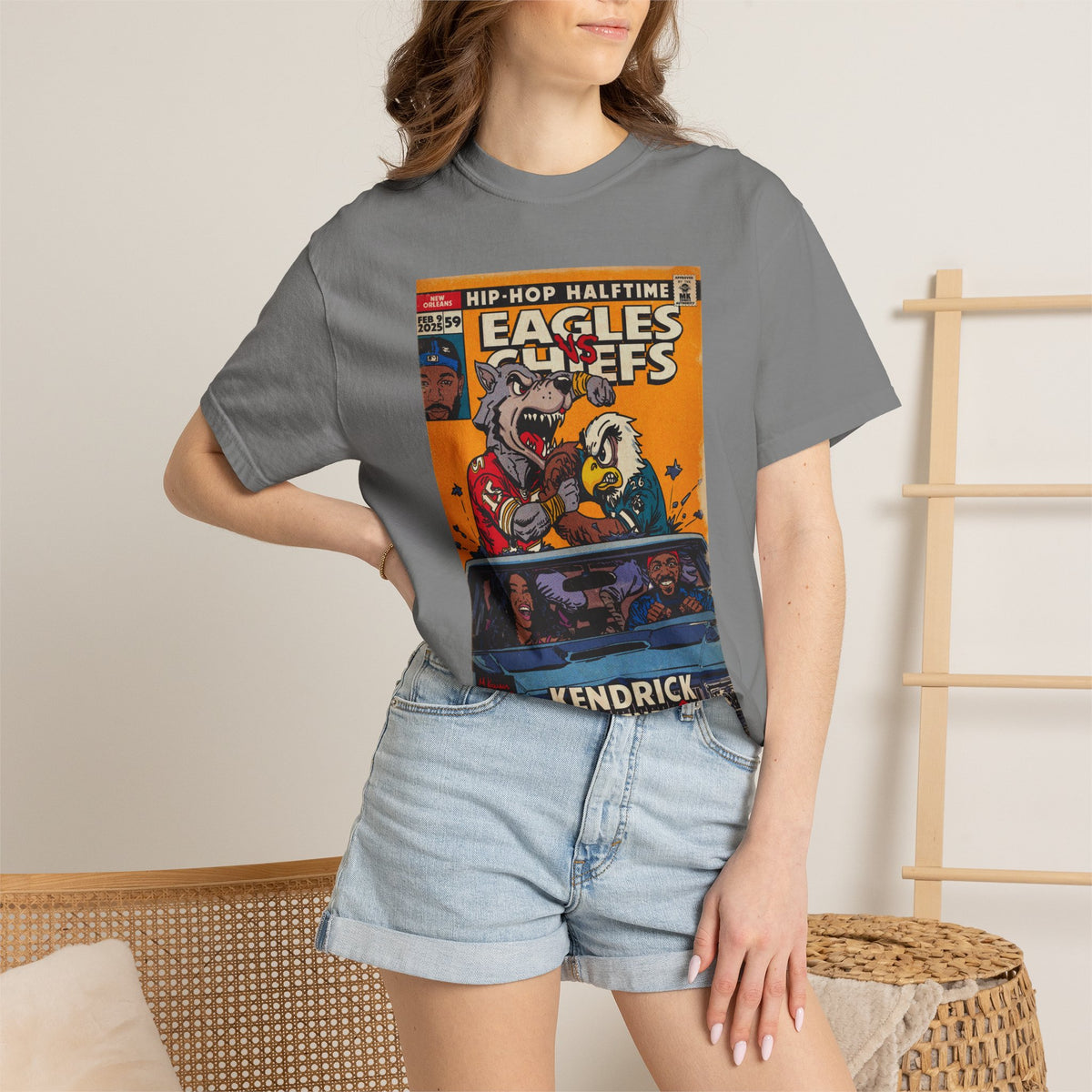 2025 Halftime - Eagles vs Chiefs -  Unisex Comfort Colors T-shirt