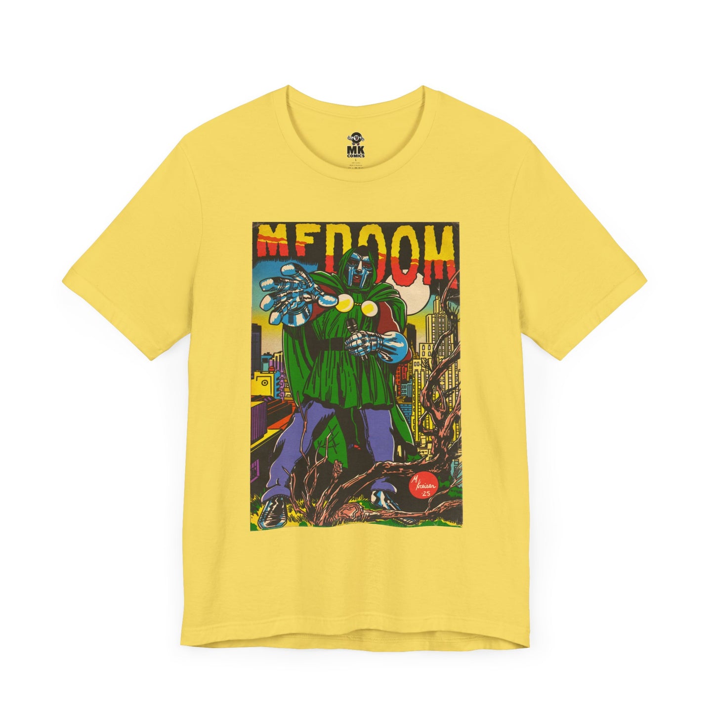 DOOM - Comic Book Art - Unisex Jersey T-Shirt