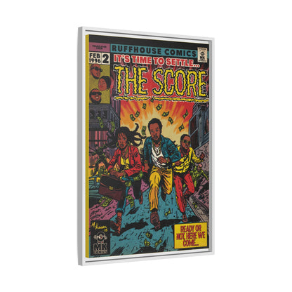 The Score - Matte Canvas, Framed (Multi-color)