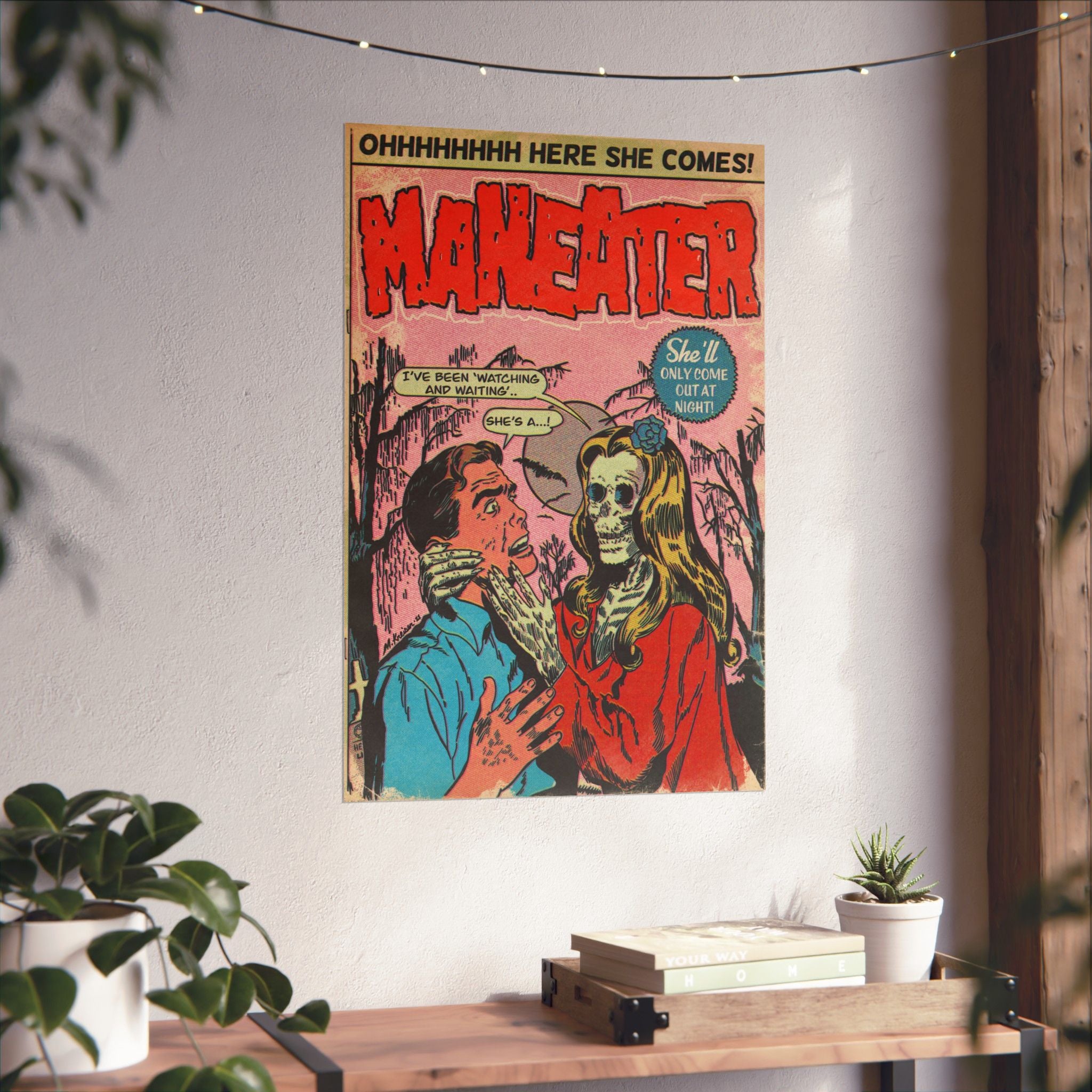 Maneater - Matte Vertical Posters