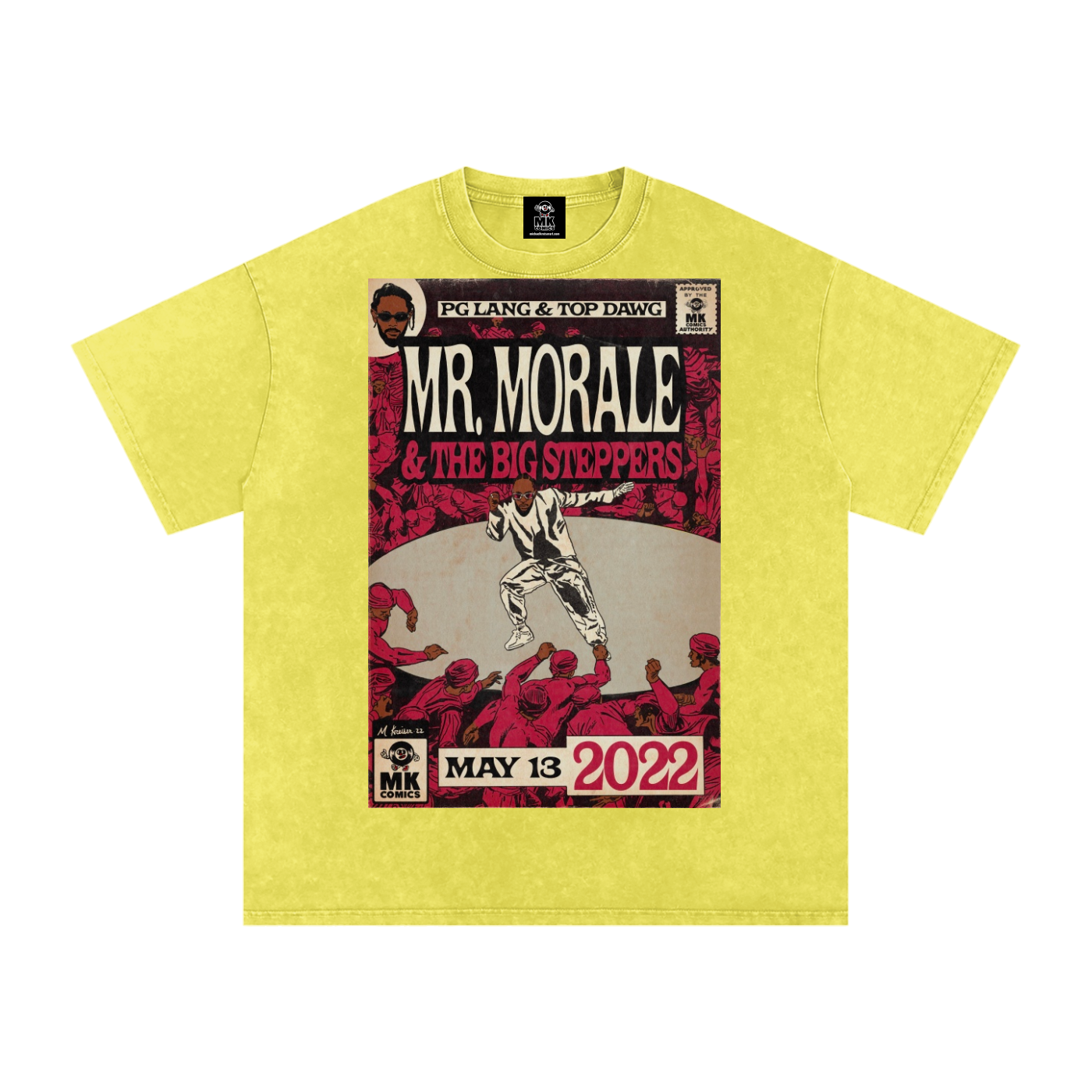 Mr. Morale & the Big Steppers - Snow Washed Oversized Cotton T-Shirt