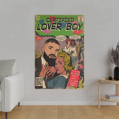 Drake - Certified Lover Boy - Matte Canvas, Stretched, 0.75"