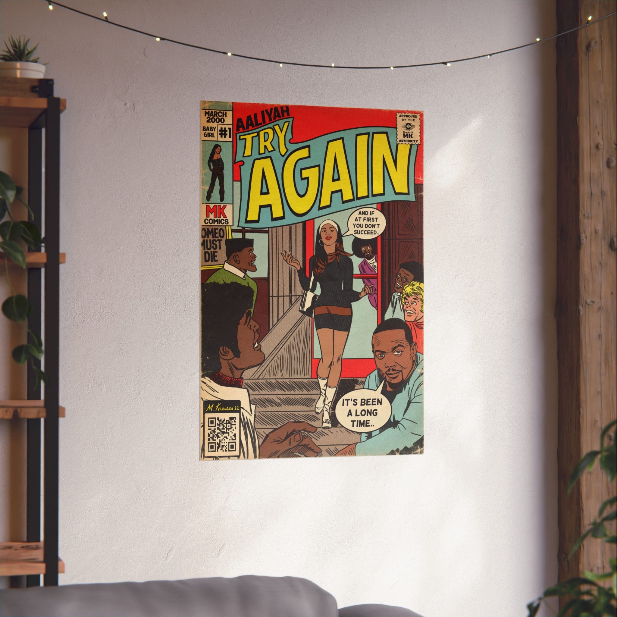 Try Again - Matte Vertical Posters