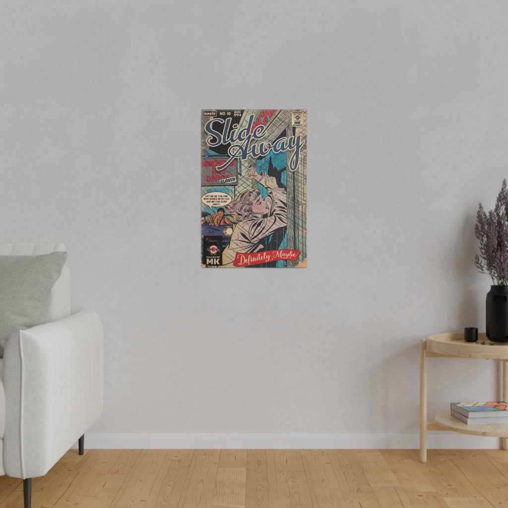 Slide Away - Matte Canvas, Stretched, 0.75"