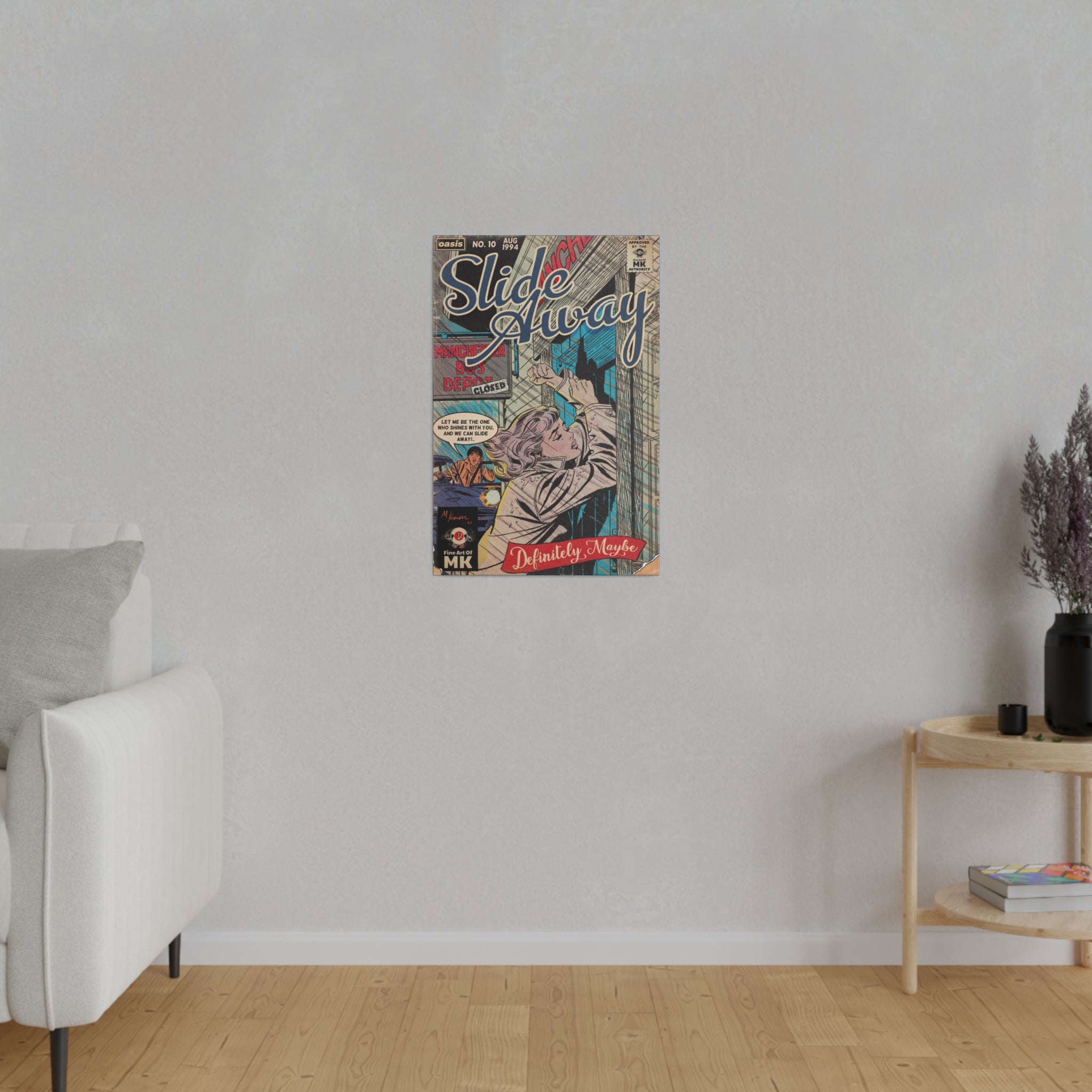Slide Away - Matte Canvas, Stretched, 0.75"
