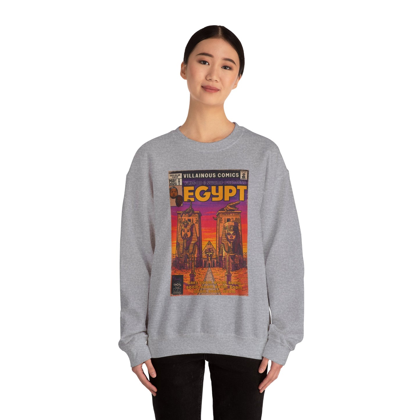 Egypt Remix - Unisex Heavy Blend™ Crewneck Sweatshirt