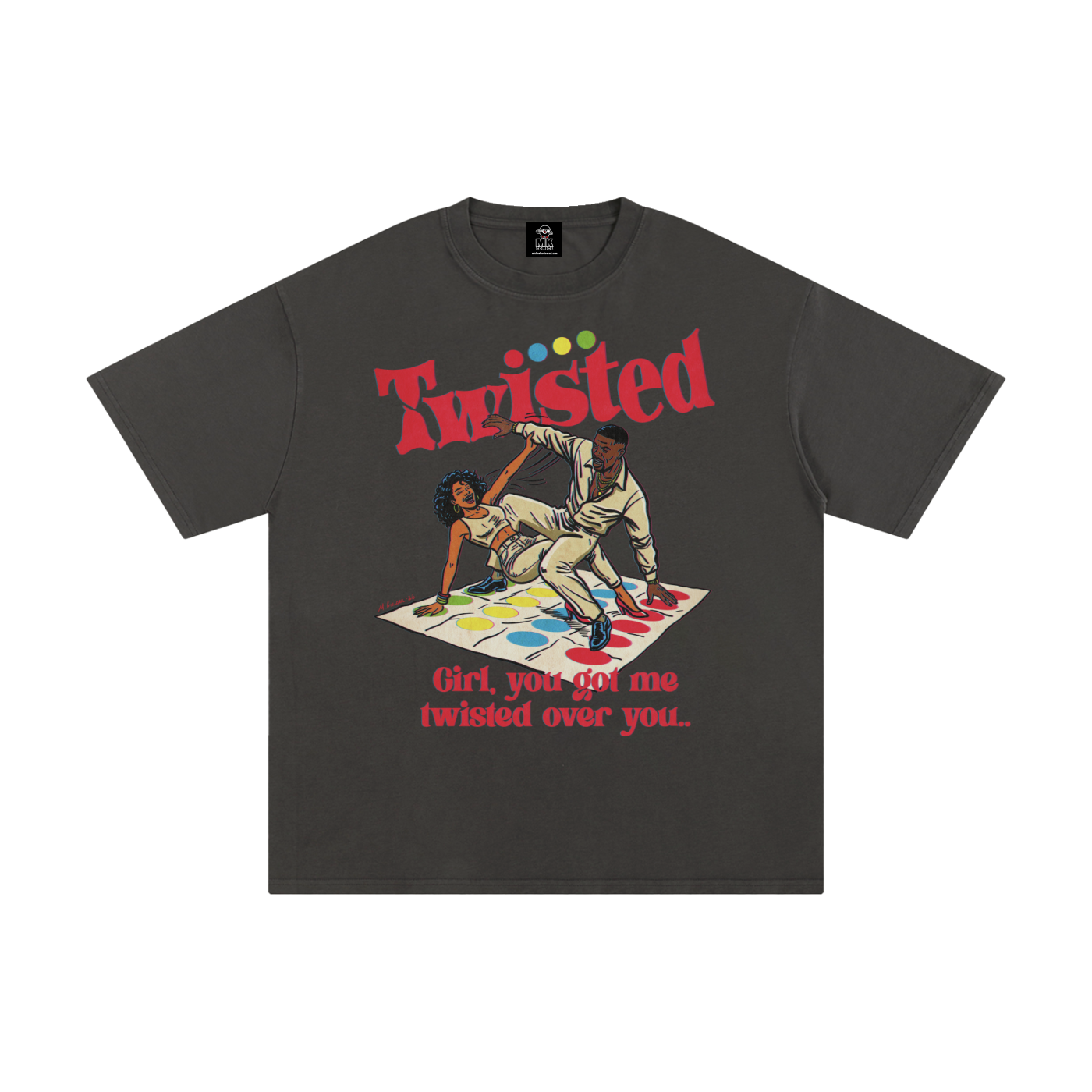 Twisted - Unisex Pure Cotton T-Shirt