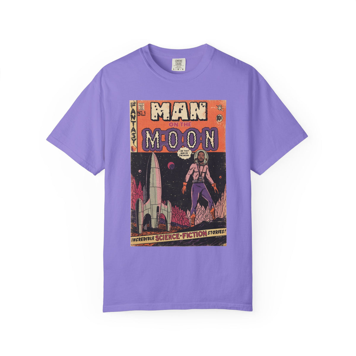 Man on the Moon - Unisex Comfort Colors T-shirt