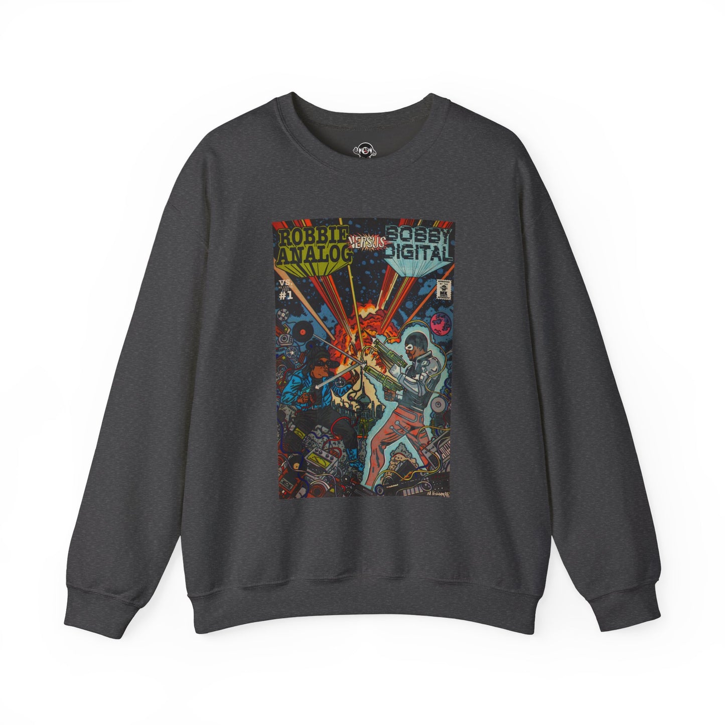 Analog vs. Digital - Unisex Heavy Blend™ Crewneck Sweatshirt