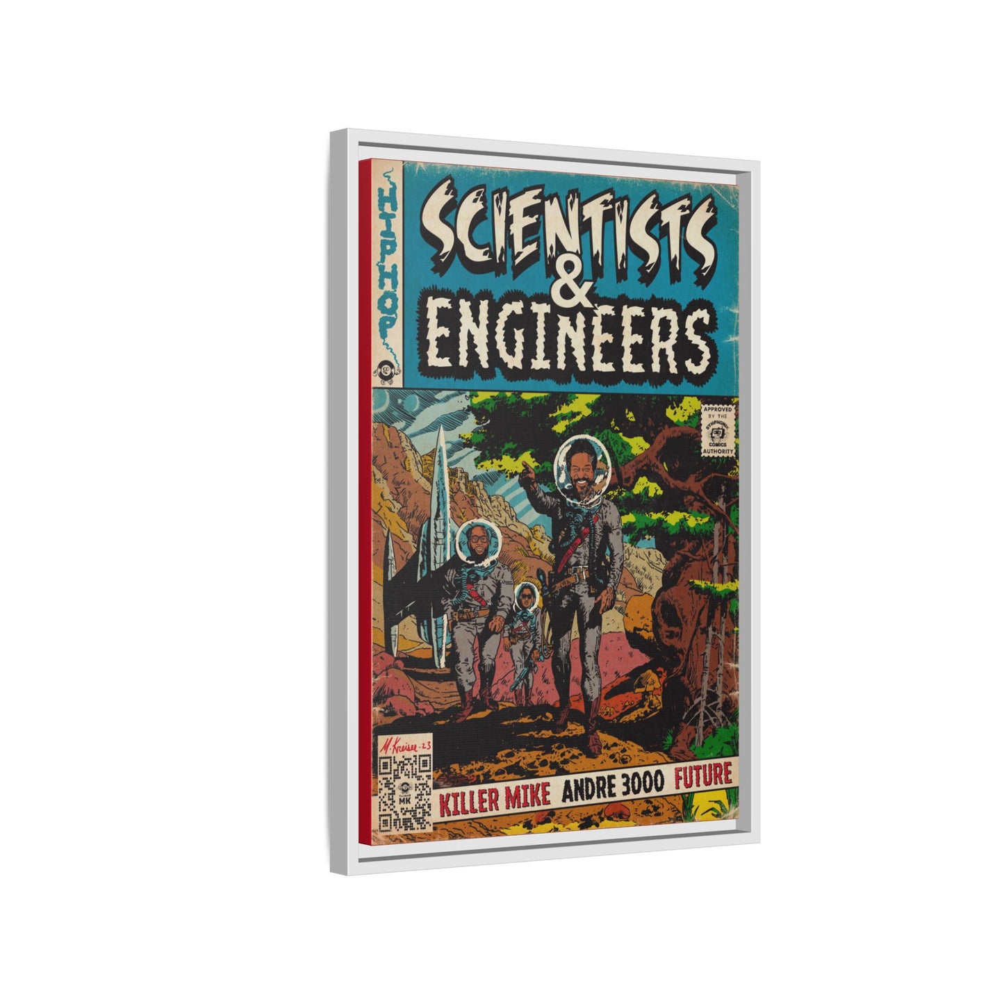 Killer Mike - Scientists & Engineers - Andre 3000 - Future - Gallery Canvas Wraps, Vertical Frame