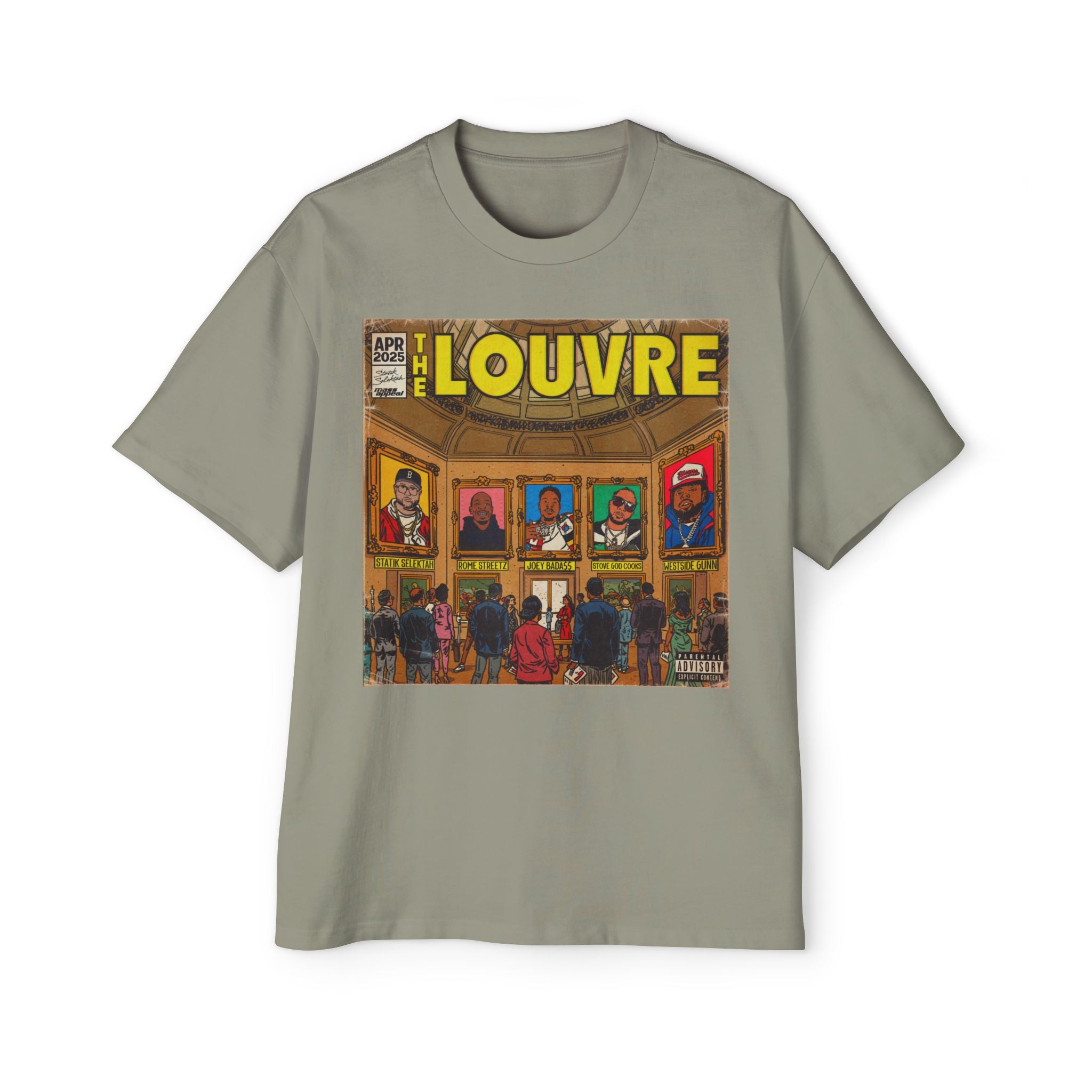 The Louvre - Men's Heavy Oversized Tee
