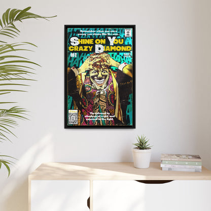 Pink Floyd - Shine on You crazy Diamond -  Gallery Canvas Wraps, Vertical Frame