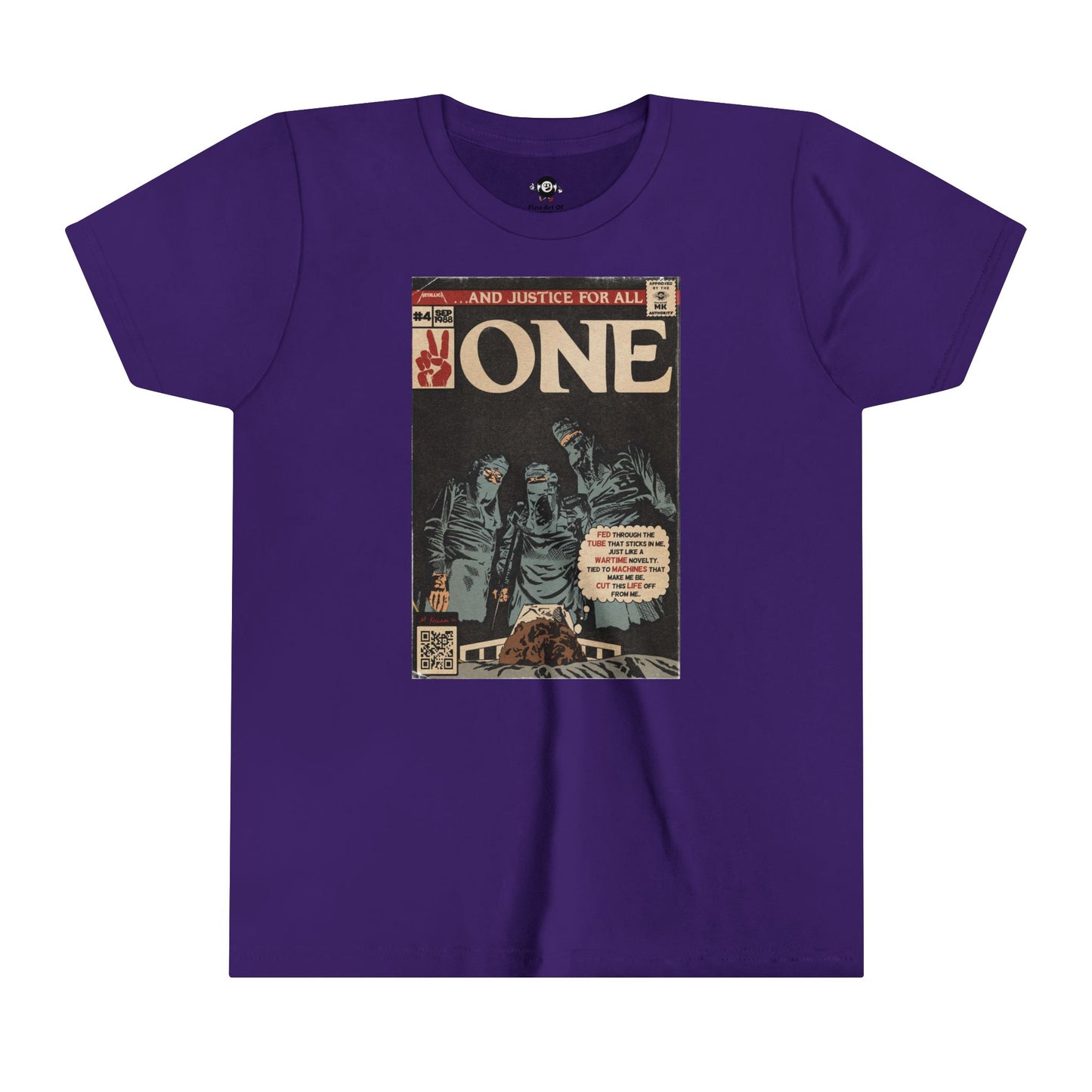 KIDS - Metallica- One - Youth Short Sleeve Tee