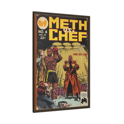 Method Man & Raekwon - Meth vs. Chef - Gallery Canvas Wraps, Vertical Frame
