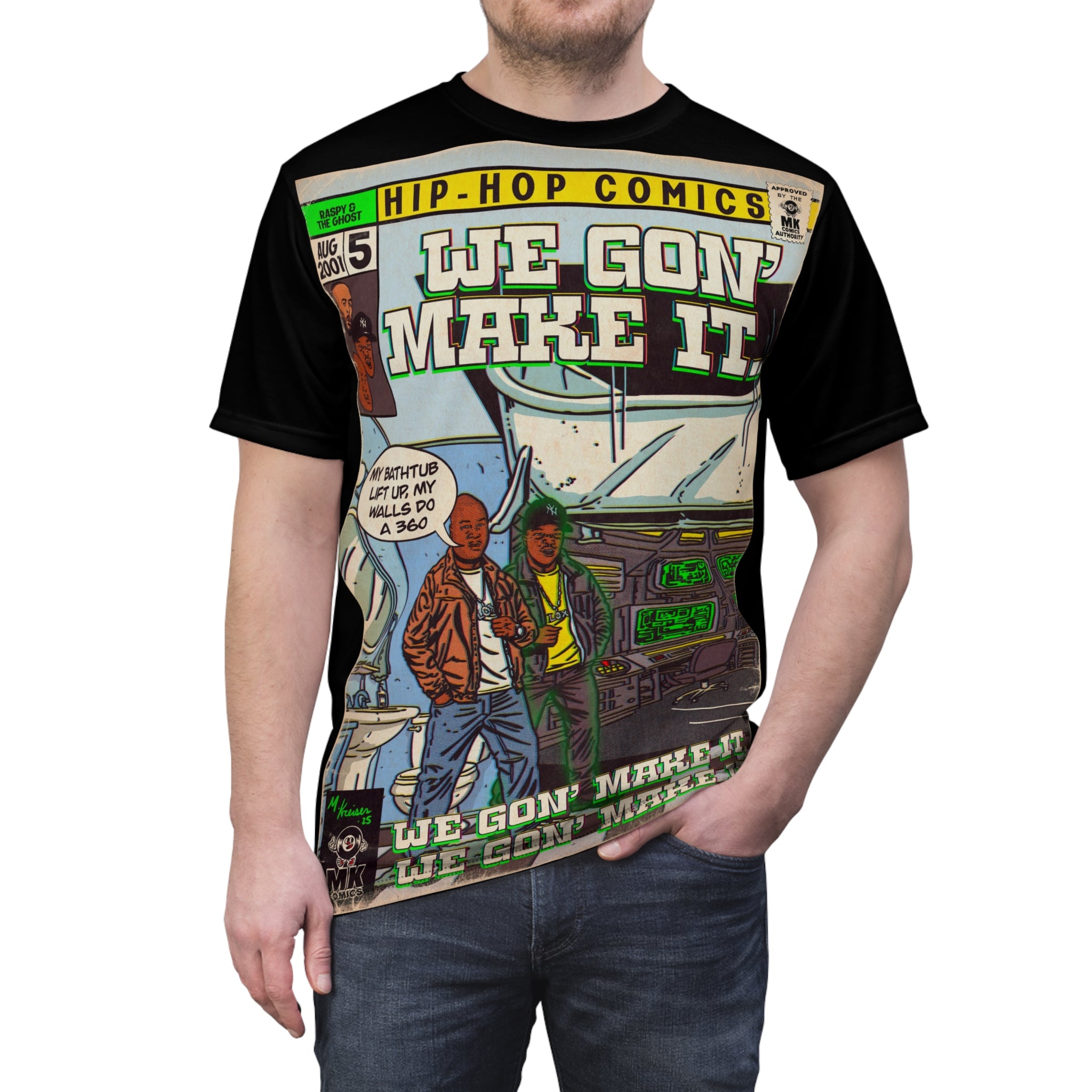 We Gon' Make It - Unisex Cut & Sew Tee (AOP)