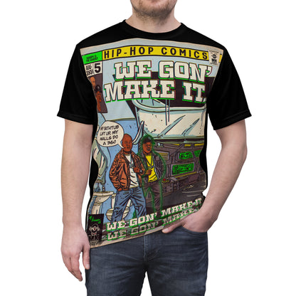 We Gon' Make It - Unisex Cut & Sew Tee (AOP)
