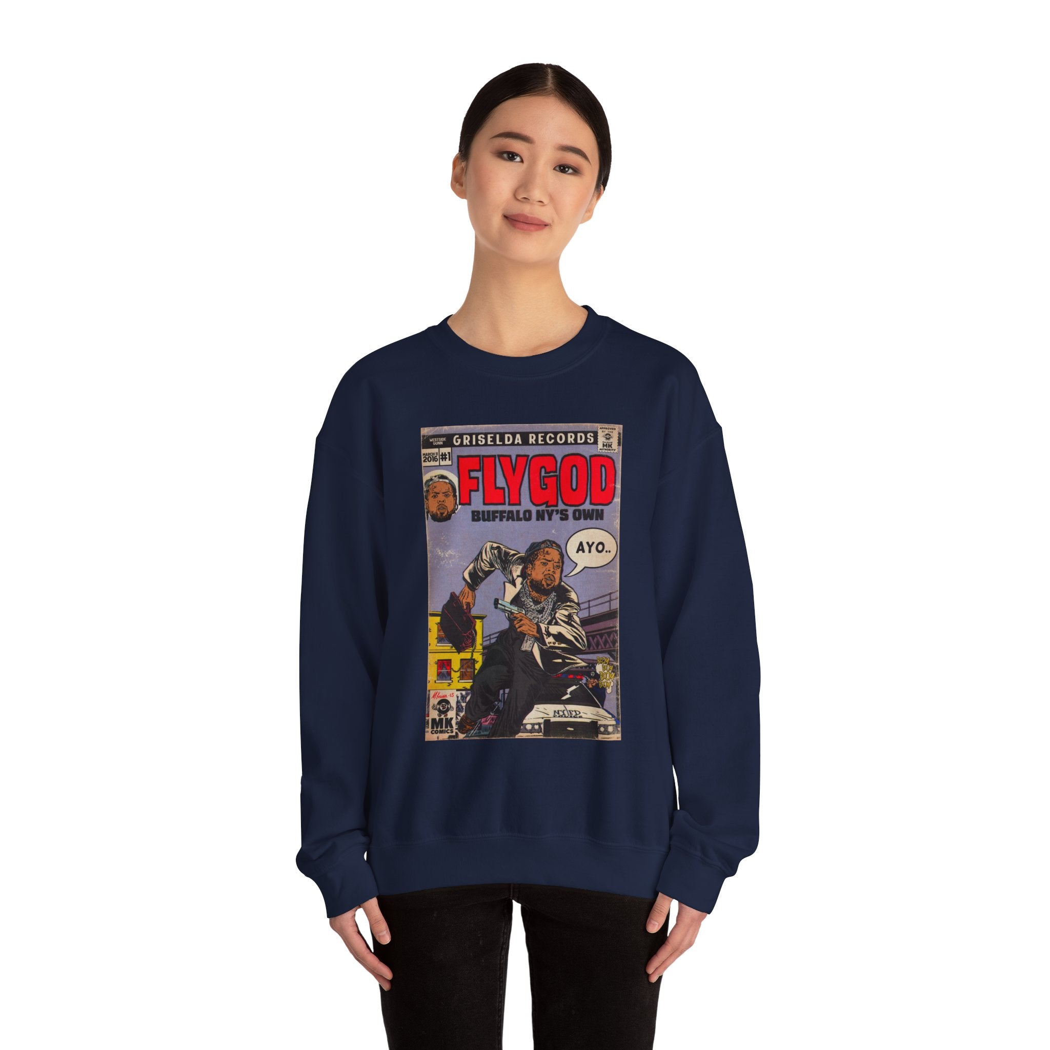 Flygod - Unisex Heavy Blend™ Crewneck Sweatshirt