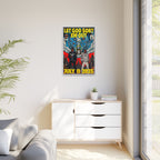 Let God Sort Em Out - Matte Canvas, Framed (Multi-color)