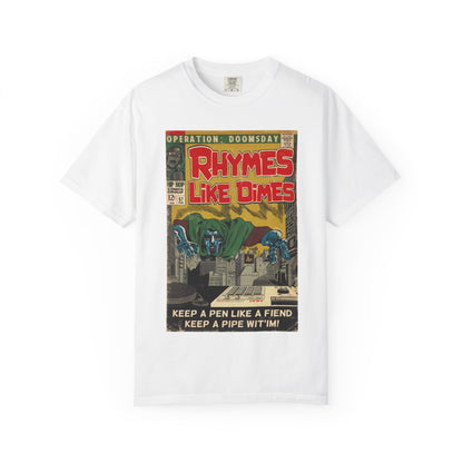 MF DOOM - Rhymes Like Dimes - Unisex Comfort Colors T-shirt