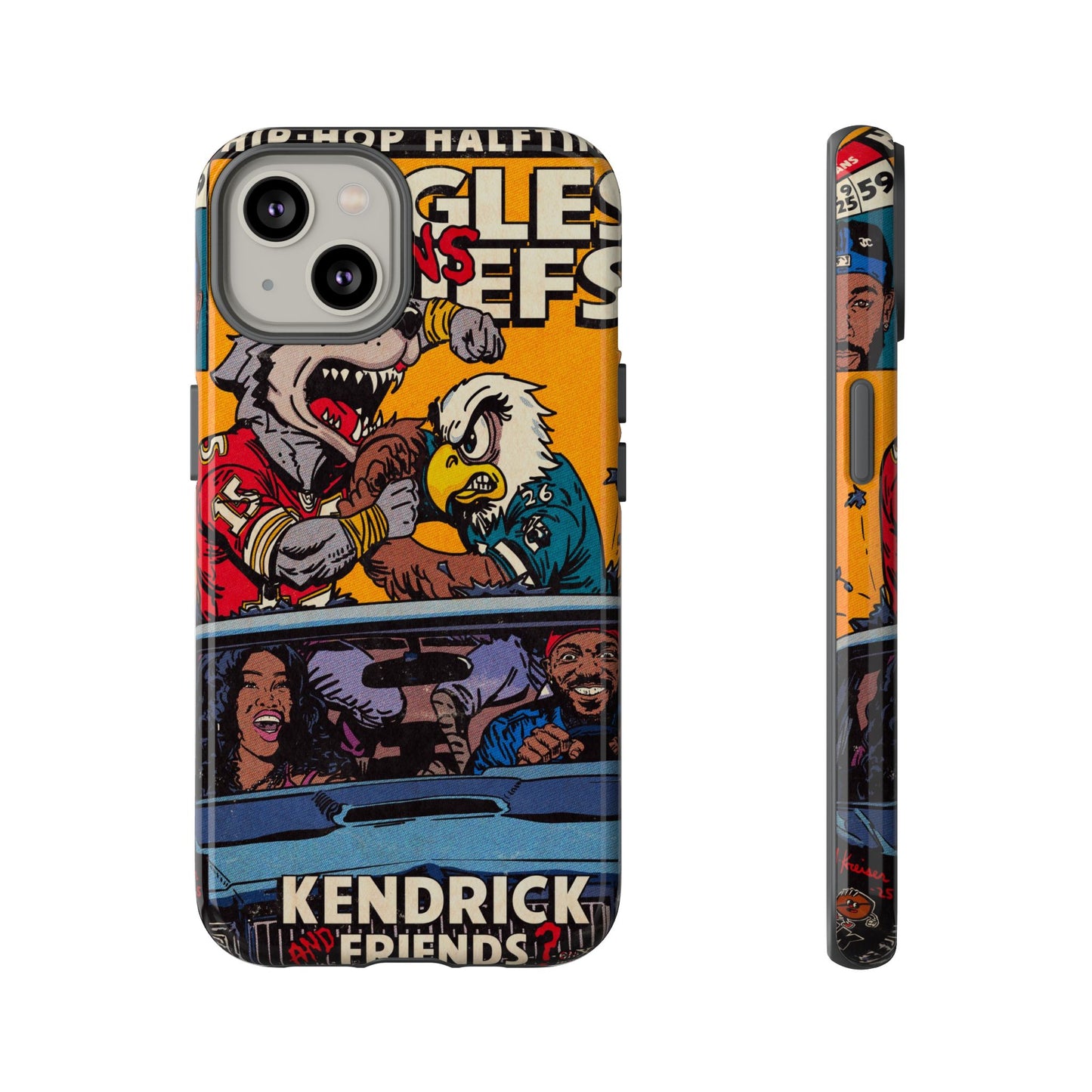 Kendrick & SZA - 2025 Halftime - Eagles vs Chiefs - Tough Phone Cases